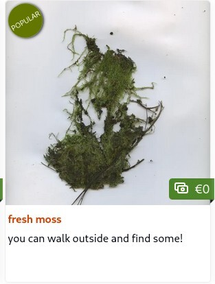 fresh moss